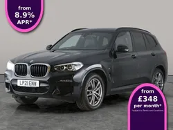 Black Used 2021 BMW X3 M Sport SUV | £23,809 (Good price)