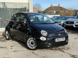 Black Used 2021 Fiat 500 Lounge Hatchback | £8,995 (Fair price)