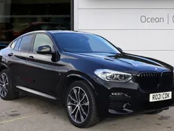 Black Used 2021 BMW X4 M Sport SUV | £32,900 (Fair price)