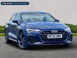 Blue Used 2025 Audi A3 S-Line Sedan | £29,780 (Expensive)