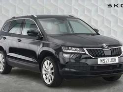 Black Used 2021 Skoda Karoq SE L SUV | £19,161 (Fair price)