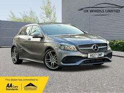 Grey Used 2017 Mercedes A200 AMG line Hatchback | £12,990 (Fair price)