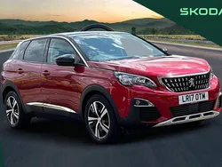 Red Used 2017 Peugeot 3008 Allure SUV | £9,595 (Fair price)