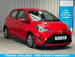 Red Used 2017 Toyota Yaris Hatchback | £11,485 (Fair price)