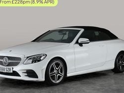 White Used 2019 Mercedes C200 AMG line Cabriolet | £14,846 (Super price)