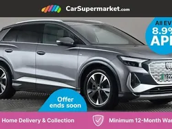 Grey Used 2022 Audi Q4 e-tron S-Line SUV | £26,197 (Super price)