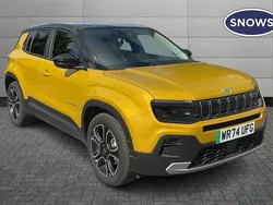 Yellow Used 2024 Jeep Avenger EV Summit SUV | £21,495