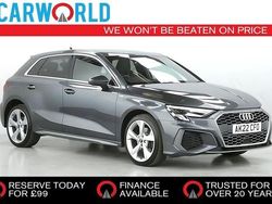 Grey Used 2022 Audi A3 Sportback e-tron S-Line Sedan | £16,277 (Fair price)