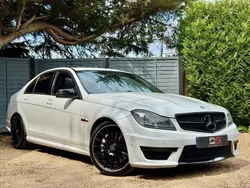 White Used 2013 Mercedes C63 AMG AMG Sedan | £22,990 (Fair price)