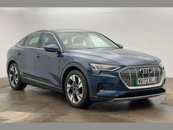 Blue Used 2022 Audi e-tron Sportback Sport SUV | £26,980 (Fair price)