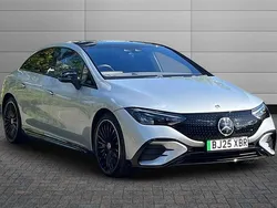 High tech silver New 2025 Mercedes EQE350 AMG line Sedan | £53,490 (Fair price)