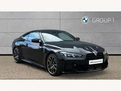 Black sapphire metallic paint New 2025 BMW M4 Competition Edition Coupe | £73,995 (Fair price)
