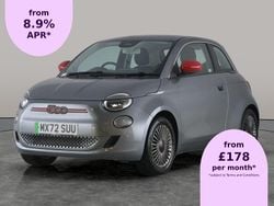 Grey Used 2022 Fiat 500e Red Hatchback | £13,111 (Fair price)