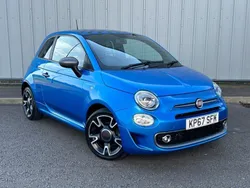 Blue Used 2017 Fiat 500 S Hatchback | £4,995 (Fair price)