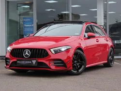 Red Used 2019 Mercedes A35 AMG Premium Plus Hatchback | £25,995 (Fair price)