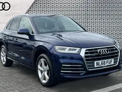 Blue Used 2018 Audi Q5 S-Line SUV | £21,317 (Fair price)