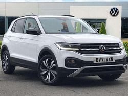 White Used 2021 VW T-Cross Black Edition SUV | £16,699 (Fair price)