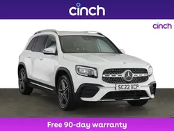 White Used 2022 Mercedes GLB200 AMG line SUV | £26,849 (Fair price)