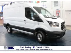 White Used 2018 Ford Transit Van | £9,880 (A bit pricey)