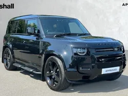 Santorini black Used 2024 Land Rover Defender HSE Dynamic SUV | £72,973 (Expensive)