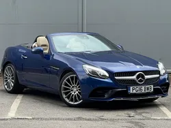 Blue Used 2016 Mercedes SLC200 AMG line Cabriolet | £16,475 (Good price)