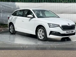 White Used 2020 Skoda Scala SE Hatchback | £9,900 (Fair price)