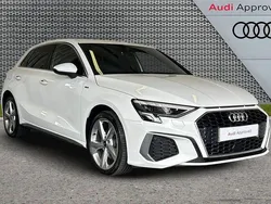 White Used 2022 Audi A3 e-tron S-Line Hatchback | £22,294 (Fair price)