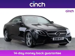 Black Used 2018 Mercedes E220 AMG Line Premium Coupe | £19,649 (Fair price)