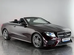Red Used 2018 Mercedes E300 AMG line Cabriolet | £20,200 (Super price)