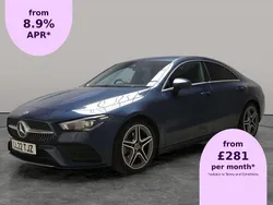 Blue Used 2022 Mercedes CLA180 AMG line Sedan | £21,684 (Good price)