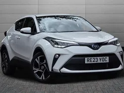 White Used 2023 Toyota C-HR Design SUV | £23,195 (Fair price)