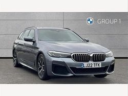 Blue Used 2022 BMW 530 M Sport Estate | £35,992 (Expensive)
