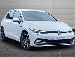 Pure white Used 2021 VW Golf VIII Style Hatchback | £19,950 (Fair price)