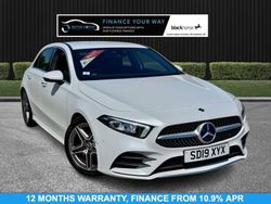 White Used 2019 Mercedes A200 AMG Line Premium Hatchback | £16,495 (Fair price)