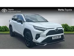White Used 2025 Toyota RAV4 Hybrid Sport SUV | £40,995 (Expensive)