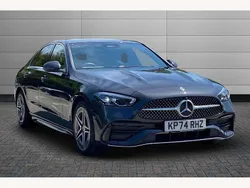 Grey Used 2024 Mercedes C300e AMG line Sedan | £37,490 (Good price)