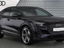 Mauve/purple Used 2024 Audi Q4 e-tron Advanced SUV | £32,903 (Expensive)