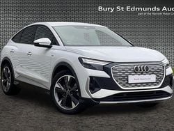 White Used 2022 Audi Q4 Sportback e-tron S-Line SUV | £24,821