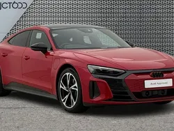 Red Used 2023 Audi e-tron GT quattro Comfort Sedan | £46,197 (Fair price)