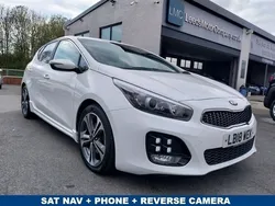 White Used 2018 Kia Ceed GT GT-Line Hatchback | £10,495 (Fair price)