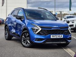 Blue flame Used 2022 Kia Sportage GT-Line S SUV | £27,590 (Fair price)