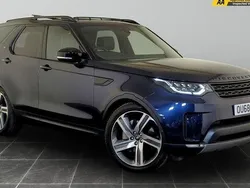 Blue Used 2018 Land Rover Discovery 5 HSE Luxury SUV | £24,995 (Fair price)