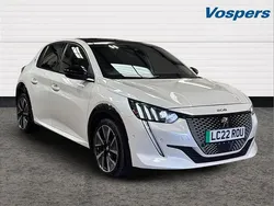 White Used 2022 Peugeot e-208 Premium Hatchback | £15,175 (A bit pricey)