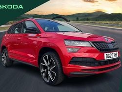 Red Used 2020 Skoda Karoq SportLine SUV | £19,690 (A bit pricey)