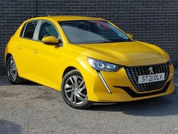 Yellow Used 2021 Peugeot 208 Active Premium Hatchback | £12,298 (Fair price)