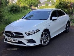White Used 2021 Mercedes A250 AMG line Sedan | £17,495 (Fair price)