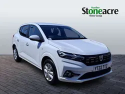 White Used 2022 Dacia Sandero Comfort Hatchback | £11,195 (Good price)