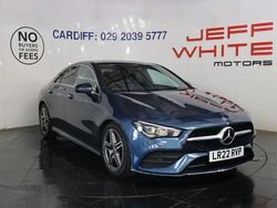 Blue Used 2022 Mercedes CLA200 AMG line Coupe | £22,488 (Fair price)