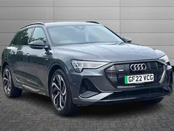 Daytona grey Used 2022 Audi e-tron Black Edition SUV | £30,795 (Fair price)