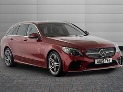 Hyacinth red Used 2019 Mercedes C200 AMG Line Premium Estate | £17,890 (Fair price)